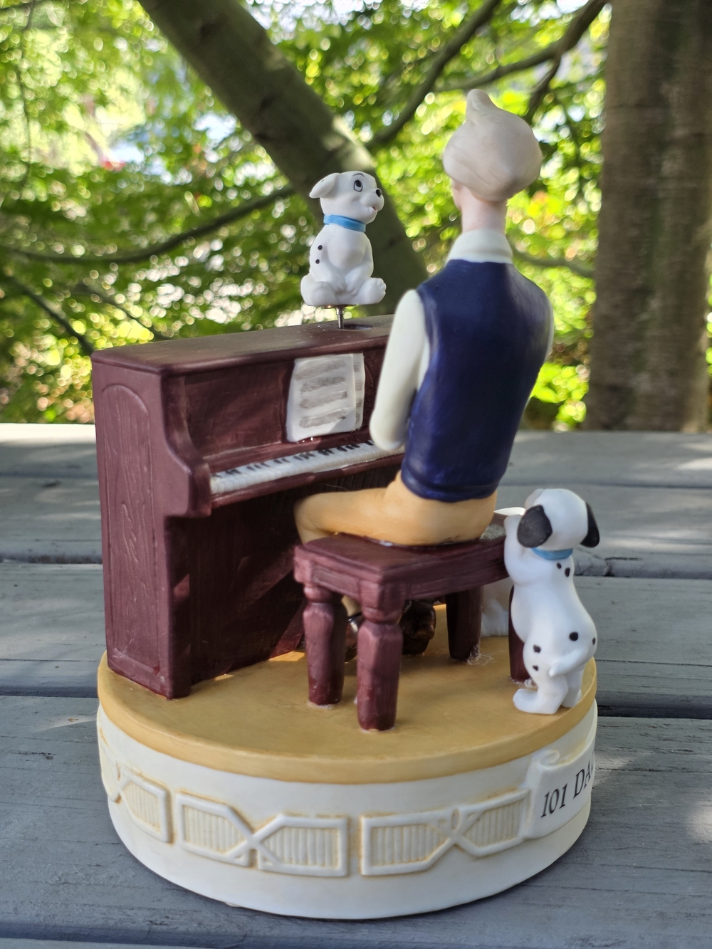 1986 Disney Vintage Musical Memories ~ 101 Dalmatians Figurine - Picture 11 of 12